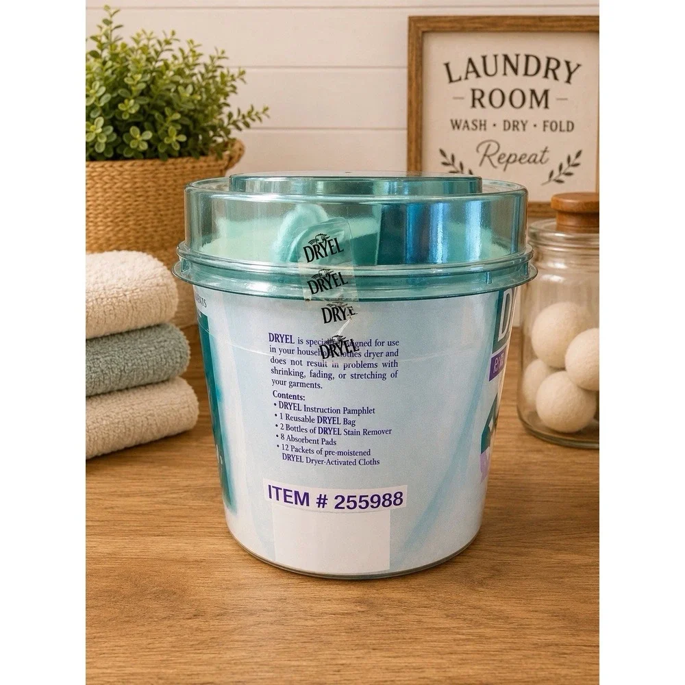 Dryel At Home Dry Cleaner Starter Kit 12 Load 48 Garments Clean UnOpened Box New